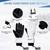 NEW SZ XL Ski Winter Gloves Snow Waterproof Thermal Gloves Touchscreen 4 thumbnail
