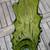 Large Swung Vase LE Smith #5160 Green Diamond Vintage Glass 6 thumbnail