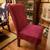 5 Beautiful Soft Red Suede Parsons Chair Covers 3 thumbnail