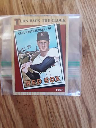 Red Sox  Carl yesterday Rzemski sing. 1967. -10 1
