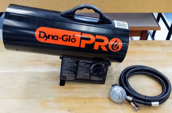 DYNA-GLO PRO 30K-60K BTU PORTABLE FORCED AIR HEATER 1