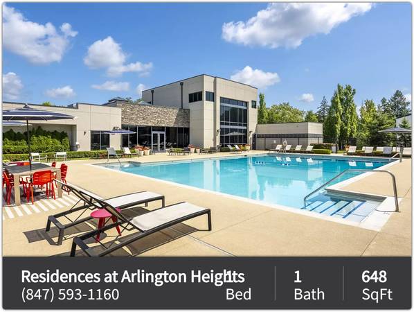 $1,570 / 1br - 648ft2 - Enough living space for all your needs. 1 bed, 1 bath. Check us out! (Arlington Heights)63959878119426121