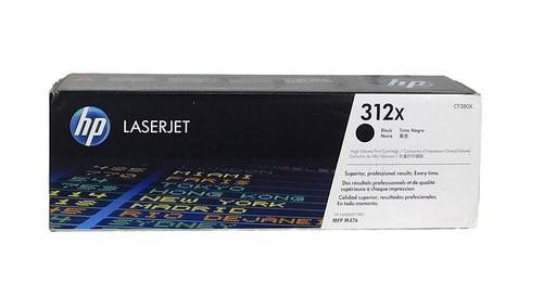 HP 312X High Yield Black Original LaserJet Toner Cartridge, CF380X 1