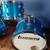 LUDWIG 1970S BLUE SILK DOUBLE BASS DRUM SET BLUE OLIVE BADGE 20 thumbnail