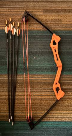 Bear Apprentice youth compound bow and arrows 1