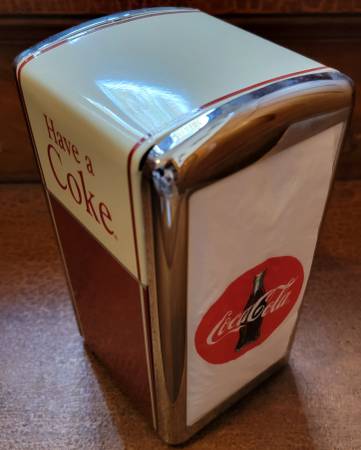 Coca-Cola Retro Napkin Holder Dispenser 1