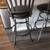 Kitchen Counter Bar Stools Heavy Duty Swivel Steel Grey/Black 11 thumbnail