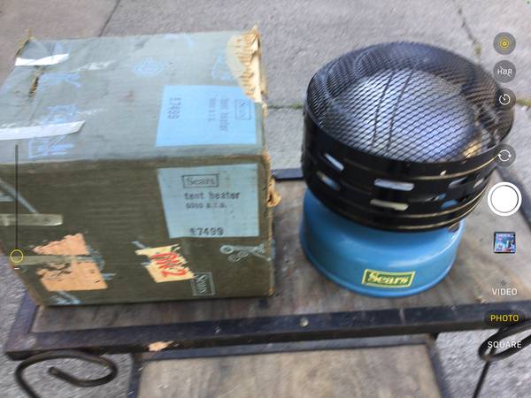 Tent heater or space heater 1