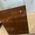 Custom Walnut vanity table with glass top  table with two lock drawer  3 thumbnail