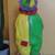 26" Tall Vintage 1975 Fiorentine Art Plaster CLOWN BANK 8 thumbnail