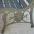 Rare 6-Pc Vintage Outdoor Iron & Wood Patio Table Chairs Bench Set 6 thumbnail