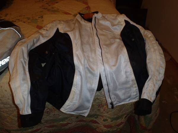 His n Hers Riding suits HJC helmets with intercom 1