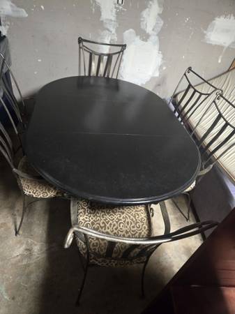 Table and six chairs 1