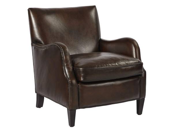 Bower 2 Accent Chair 100% Top-grain Leather 1