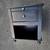 IKEA black nightstand HORNSUND dresser side table media stand 4 thumbnail