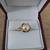 Large Natural Pearl Silve Ring, Size 8 1 thumbnail