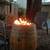 READY 4 SUMMER? 75K BTU/Cozy-Fun/Gas-fired Oak Wine Barrel Firepit/Fun 14 thumbnail
