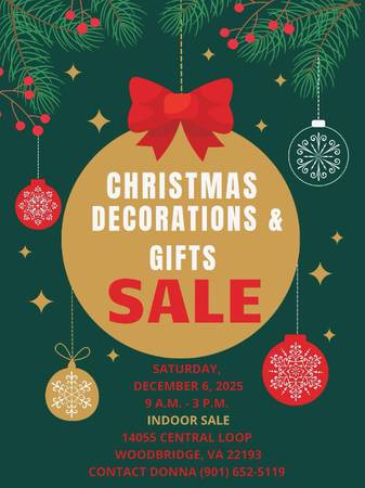 Indoor Yard Sale & Holiday Bazaar 1