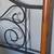 Queen size wood and metal headboard 2 thumbnail
