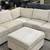 New 99x99 corduroy sectional   couch  with ottoman / free delivery 1 thumbnail