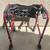 Four wheel Rollator Invacare walker with chair 1 thumbnail