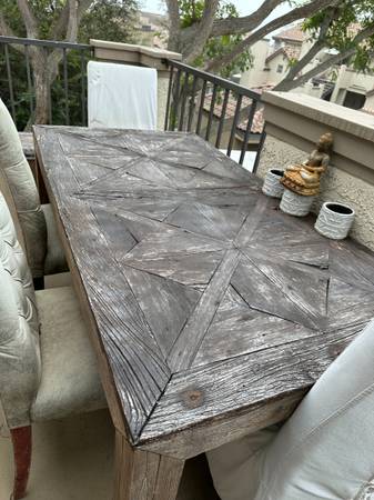 FREE - wood table needs to be refinised 1