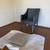One Weatherproof Outdoor Chair with New Grey Seat Cushion 1 thumbnail