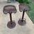 Cast Iron Bar Stools Made of 19th Century Buckeye Akron Tractor Seats 1 thumbnail