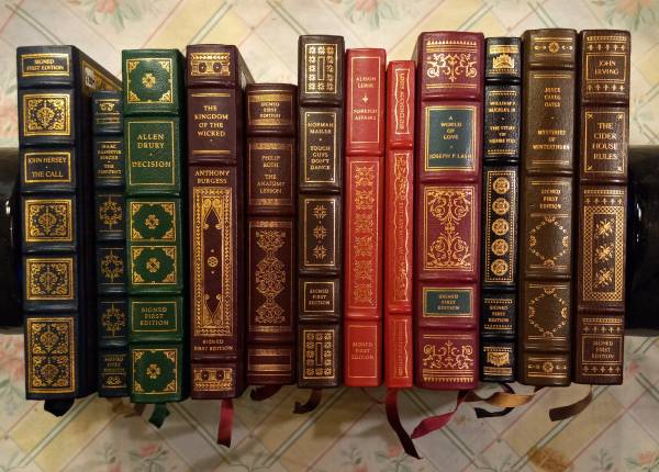 7 Franklin Library Signed First Edition LEATHER 1