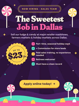 Retail Event Representative – Holiday Roadshows (Earn up to $500/Day) 1