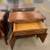 Pair of vintage French style Thomasville oak nightstands end table 9 thumbnail