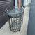 Contemporary Modern Style Rolling Bar Cart with 4 Wine Bottle Holders. 11 thumbnail