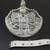 Vintage American Brilliant Prescut Glass Nappy Bowl w/ handle nut dish 5 thumbnail