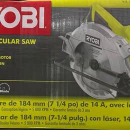 Ryobi 7-1/4” Circular Saw with Laser--Great Deal for P/U on 9/7, 6-7 1