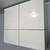 Ikea BESTA & SEKTION glossy white wall cabinets hanging shelf storage 2 thumbnail