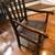 ♣19th Century Antique High Back Chair with Leather Seat ♣ 5 thumbnail