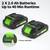 NEW Cordless Leaf Blower with 2 X 2.0 Ah Batteries (Seyvum) 7 thumbnail