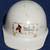 Vintage Superglas Fibre Metal Fiberglass Duck Bill Hard Hat White - Co 2 thumbnail