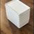 5 White Plastic Stackable Storage Baskets with Lids 5 thumbnail