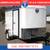 2025 Interstate 6 X 10 Victory Enclosed Cargo Trailer White 1 thumbnail
