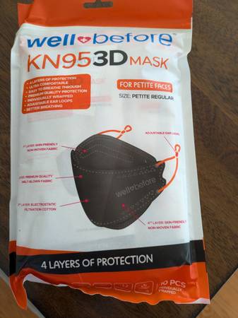 KN95 face masks, petite size 1