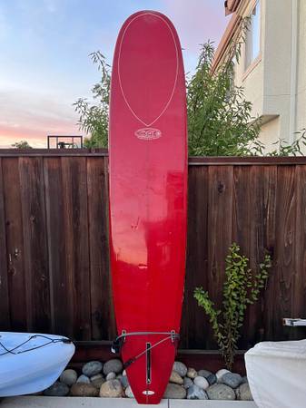 Guy Takayama 9’6” “In Da Pink” longboard surfboard 1