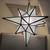 Mexican Star Lantern Handmade Frosted Glass Light **21 Inch Diameter** 2 thumbnail