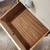 ,Solid wood 2 Drawer side table with cute baby blue ceramic knobs. See photos 4 thumbnail