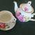 Fine China Teapot with Teacup and Saucer 1 thumbnail