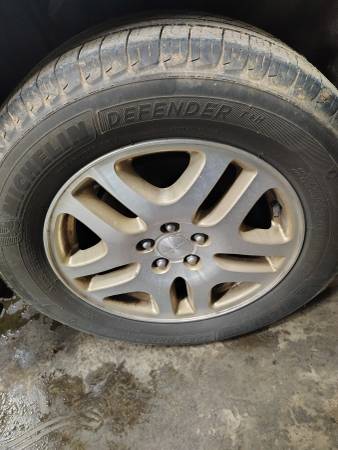 SET OF 4 SUBARU RIMS AND TIRES 225 60 16 1