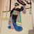 Japanese MCM Woodblock Print by Sadanobu Hasegawa III "Maiko Dancing” 2 thumbnail
