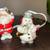 3 Lenox Ceramic Christmas Ornament Santa Snowman 2 thumbnail