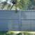 Louvered Screen Metal Fence Panels (6'Hx6'W) Black, White or Brown 8 thumbnail