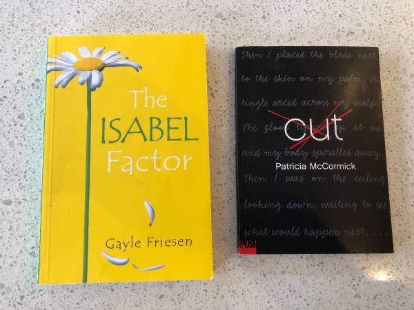 2 paperback books - The Isabel Factor-Cut 1